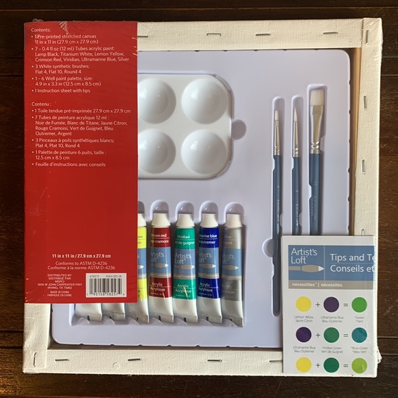 Artist’s Loft Art Nwt Artists Loft 2piece Canvas Painting Kit